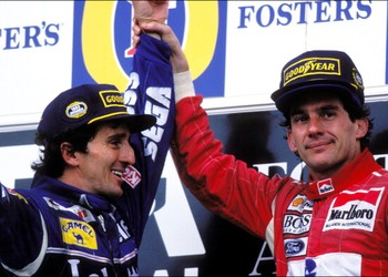 Senna and Prost Adelaide 1993